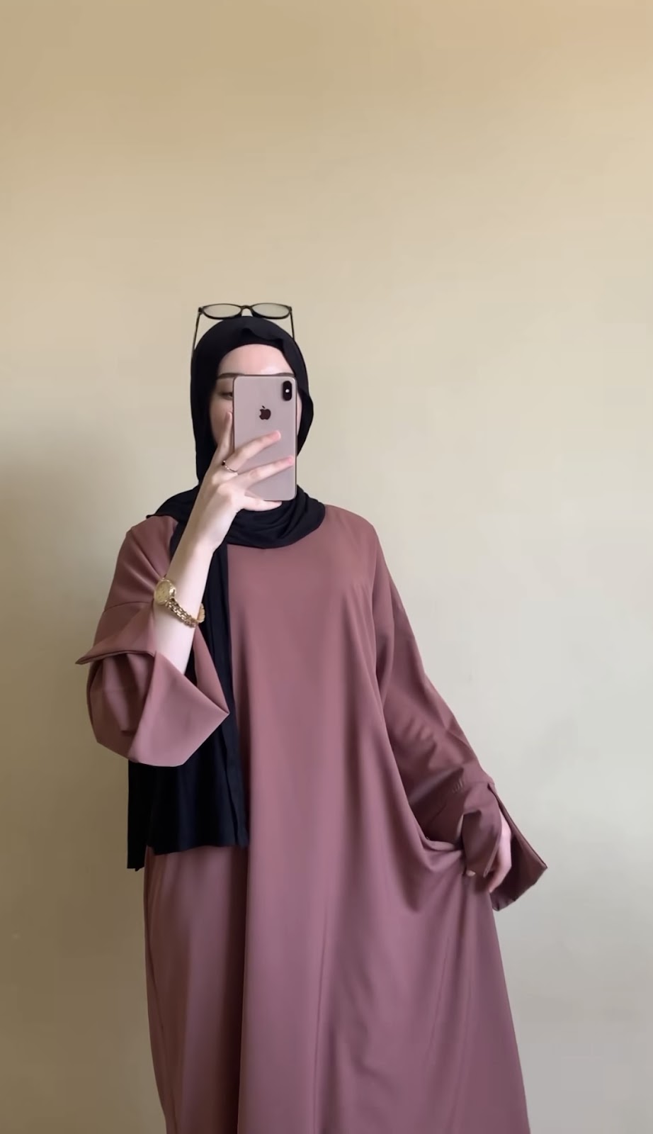 Taupe Haya Abaya