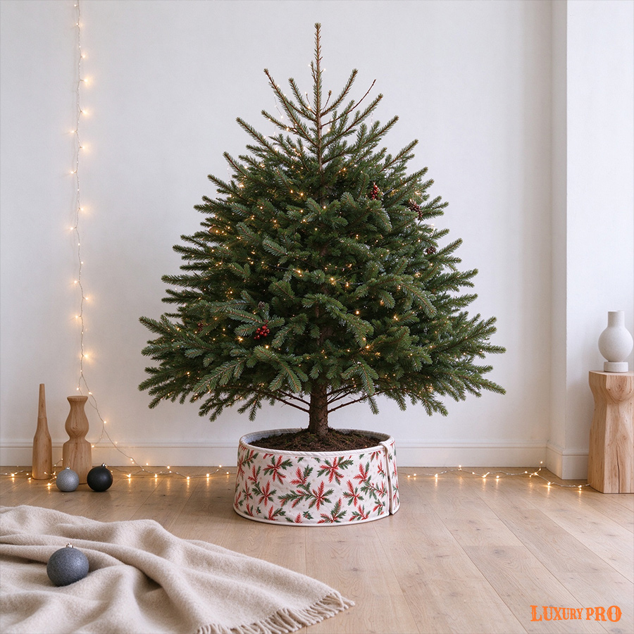 Quilted Christmas Tree Skirt