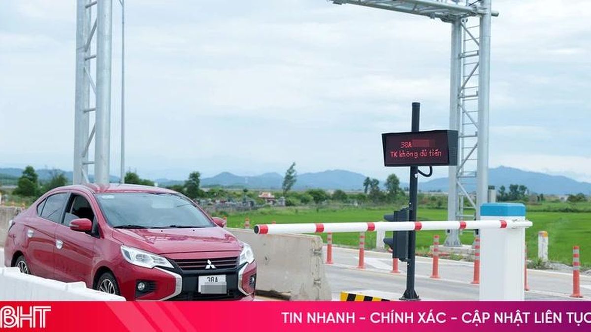 Thu phí cao tốc ở Hà Tĩnh: Nhiều ôtô chưa dán thẻ, tài khoản không đủ tiền khi qua trạm - Báo Hà Tĩnh