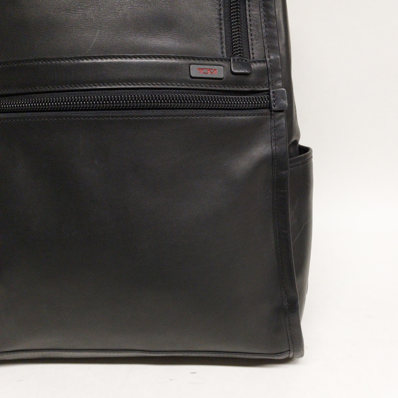 Tumi Black Leather Backpack #1