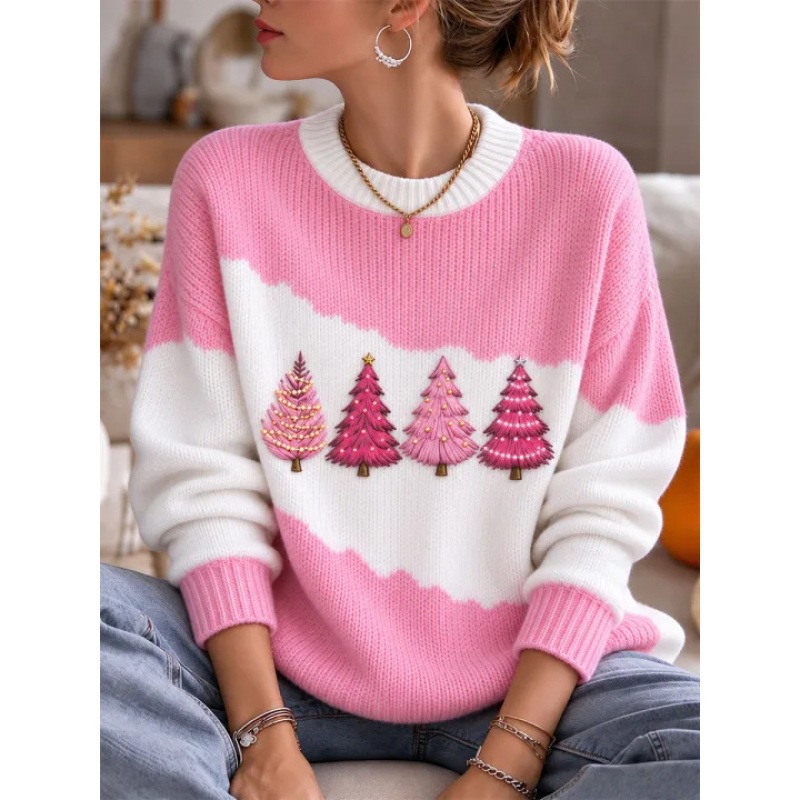 Women's Christmas Sweater with 3D Print