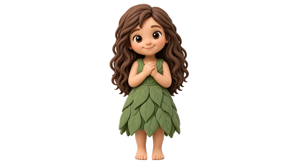 Eve standing quietly — Origin Bible Week 2 Garden of Eden free image