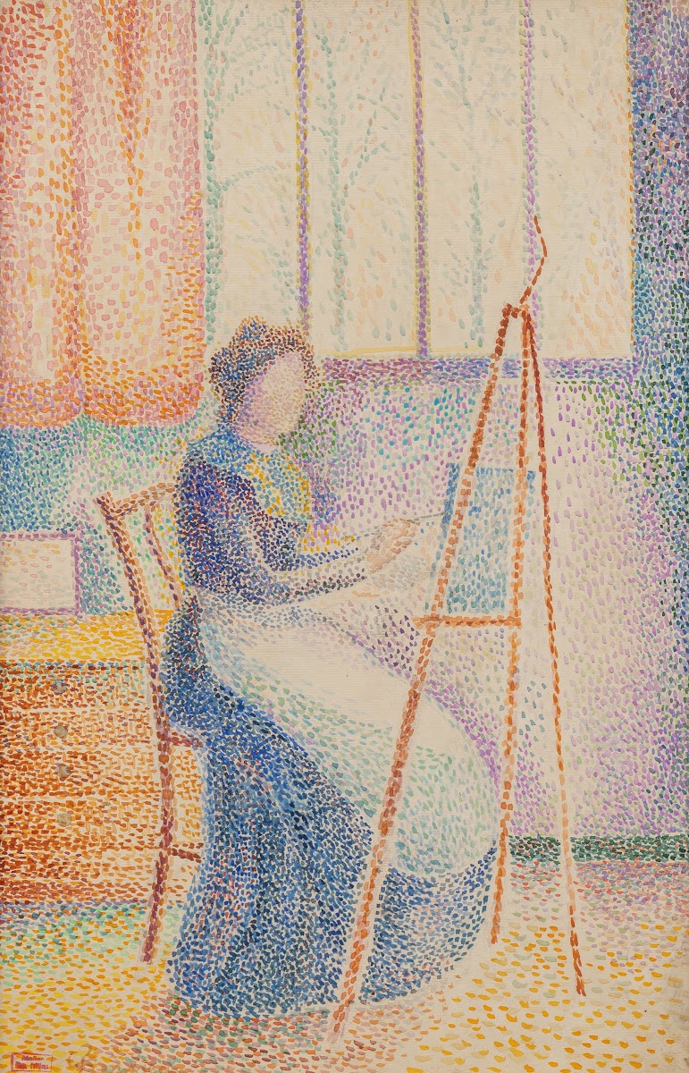 La femme de lartiste à son chevalet 1910 1912