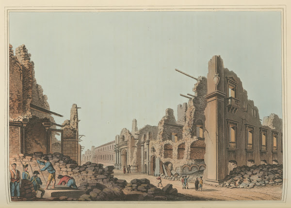Ruins occasioned by the Earthquake at Messina 1810