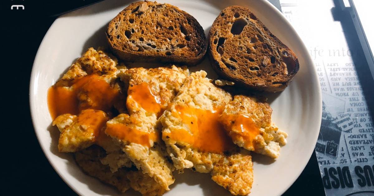 Bữa sáng eatclean cùng bánh mì hạt trứng đậu hũ áp chảo❤️