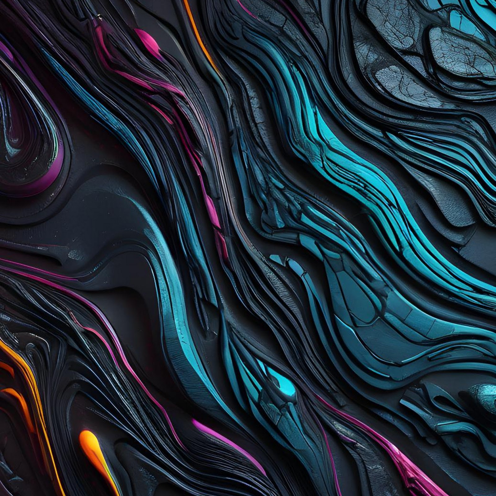 Download Abstract Fluid Layered Waves iPhone