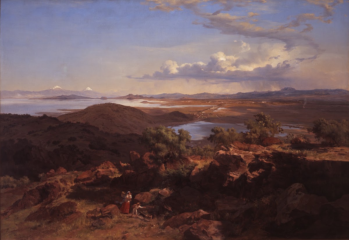 The Valley of Mexico from the Santa Isabel Mountain Range 1875