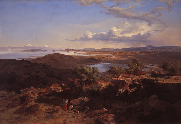 The Valley of Mexico from the Santa Isabel Mountain Range 1875