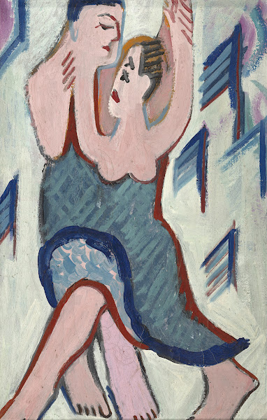 Dancing Couple in the Snow reverse 1928 1929