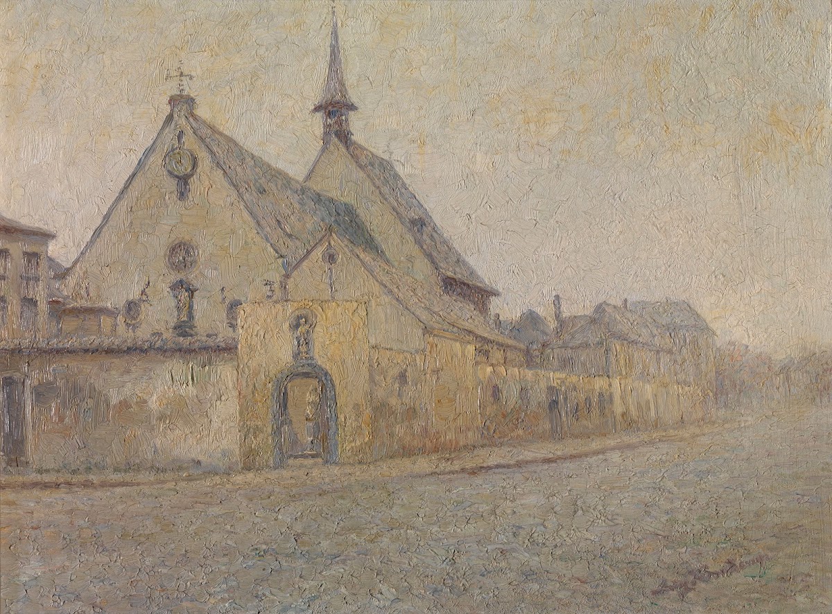 The Saint Anthony Church in Antwerp 1904