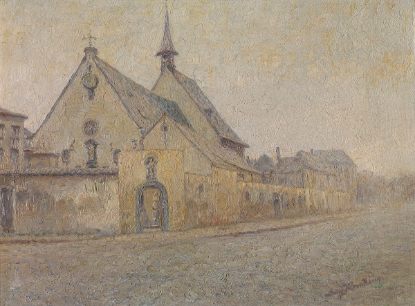 The Saint Anthony Church in Antwerp 1904