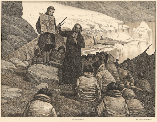 Hans Egede på Grønland Hans Egede in Greenland