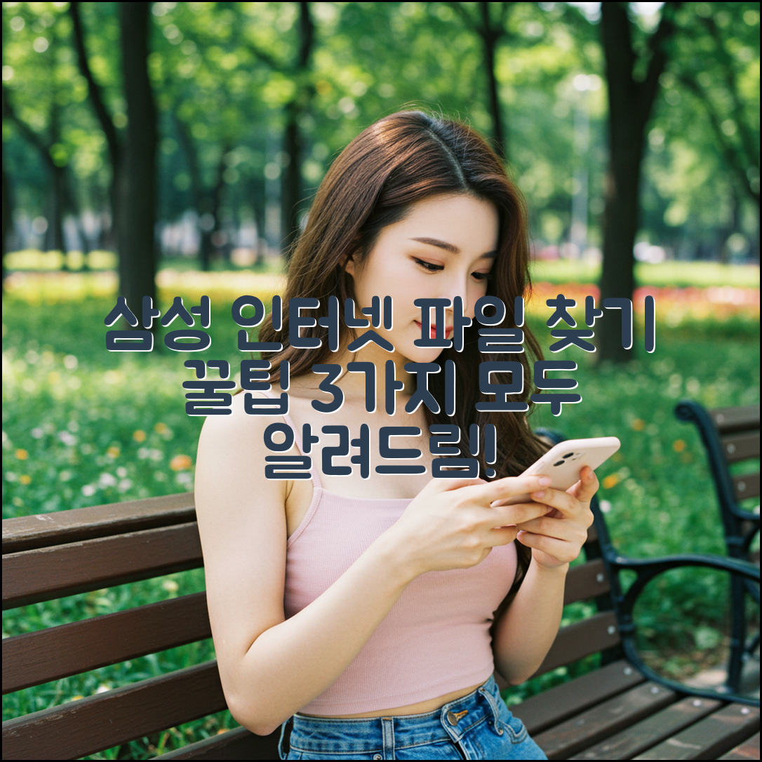 삼성 인터넷 앱, 파일 위치 3가지 꿀팁!