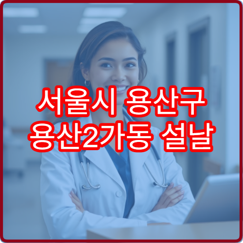 서울시 용산구 용산2가동 설날 명절 연휴 당직약국 용산전자상가·신용산역 주변 문 여는 약국 영업시간