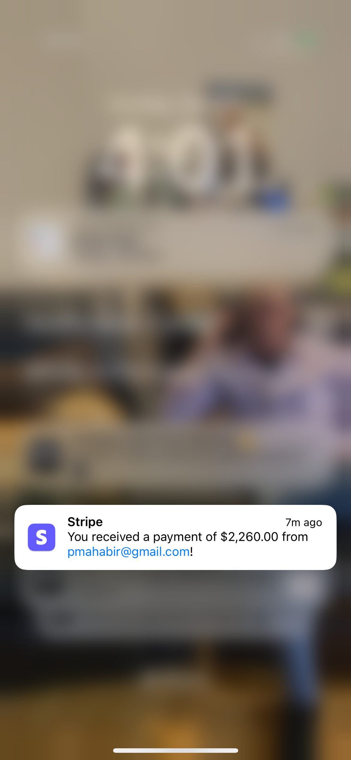 Stripe — active client payments