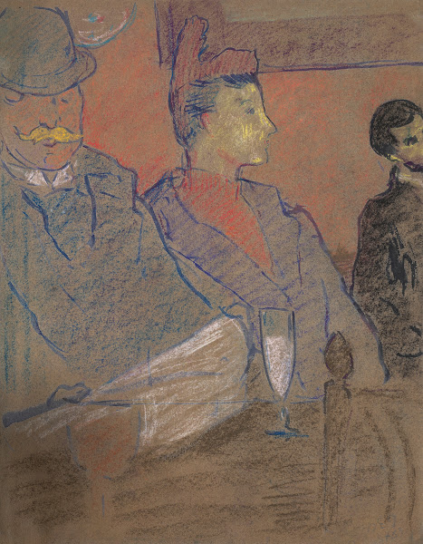 La Dame au café 1895