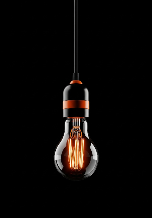 Minimalist Lightbulb