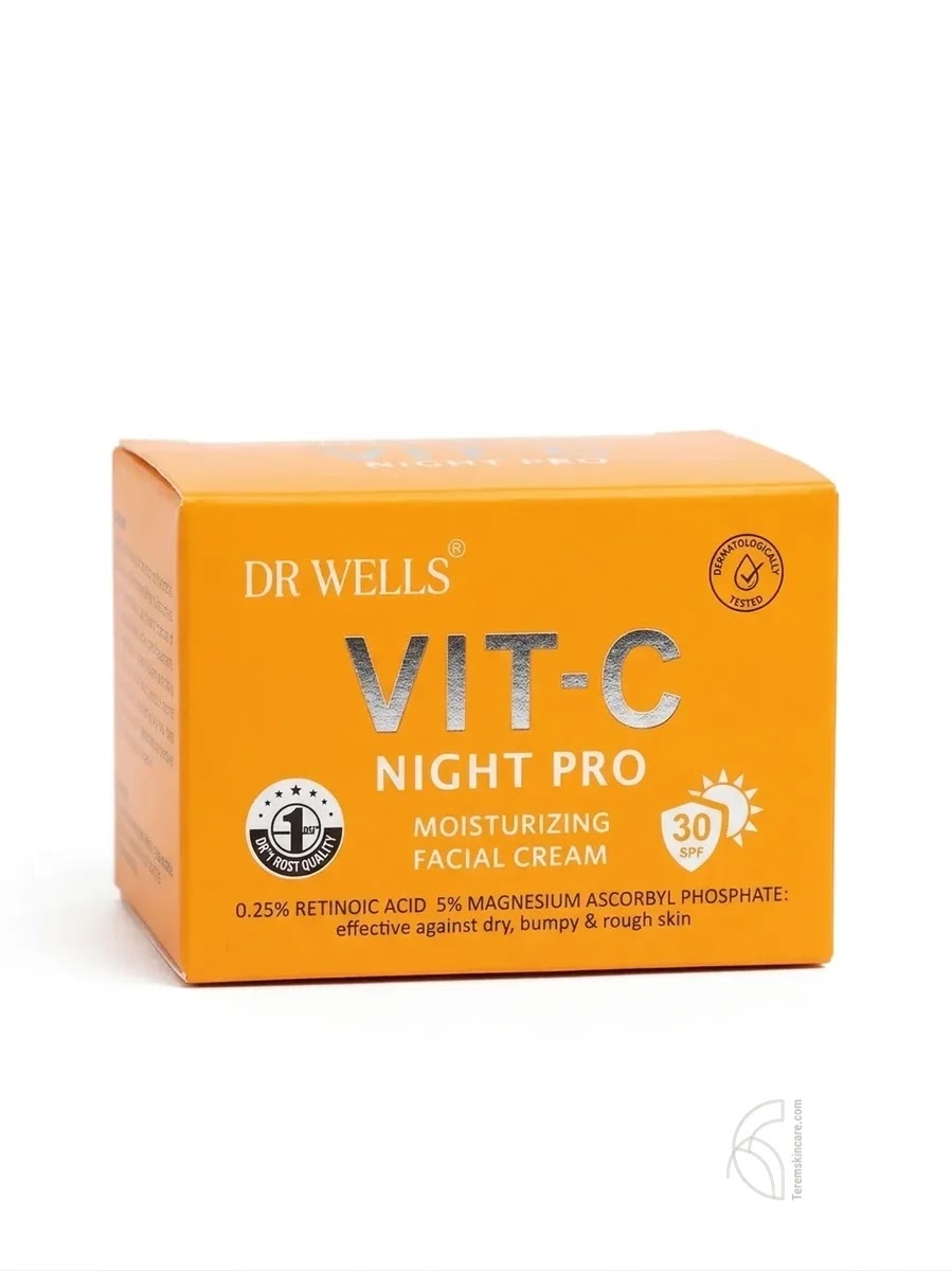 Dr Wells Vit-C Night Pro Moisturizing Facial Cream