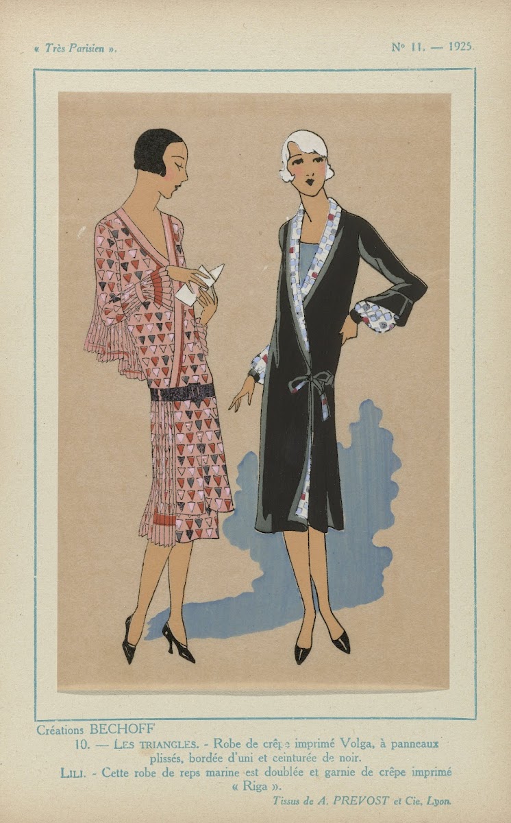Créations Bechoff  Les Triangles 1925