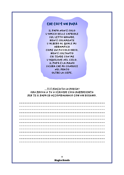 Anteprima della prima pagina: Che cos'è un papà