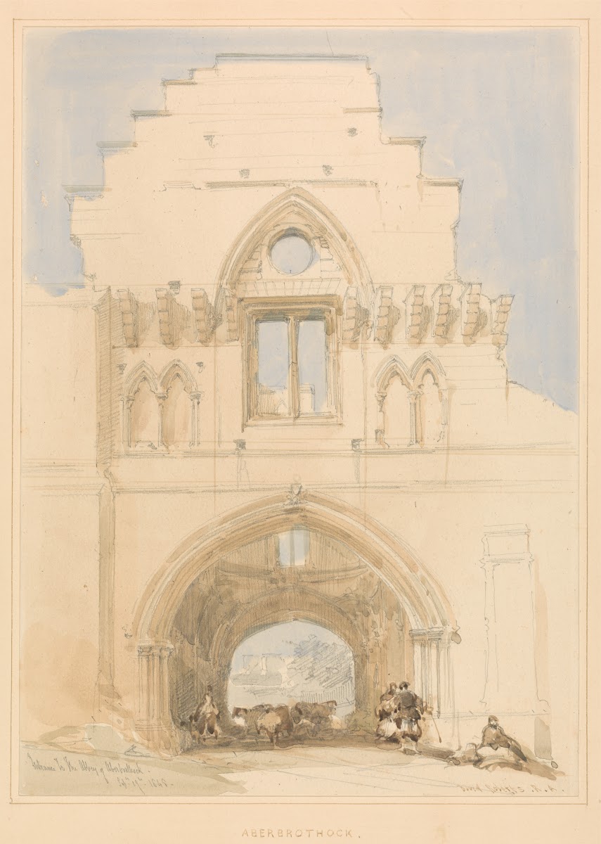 Aberothock Abbey 1848