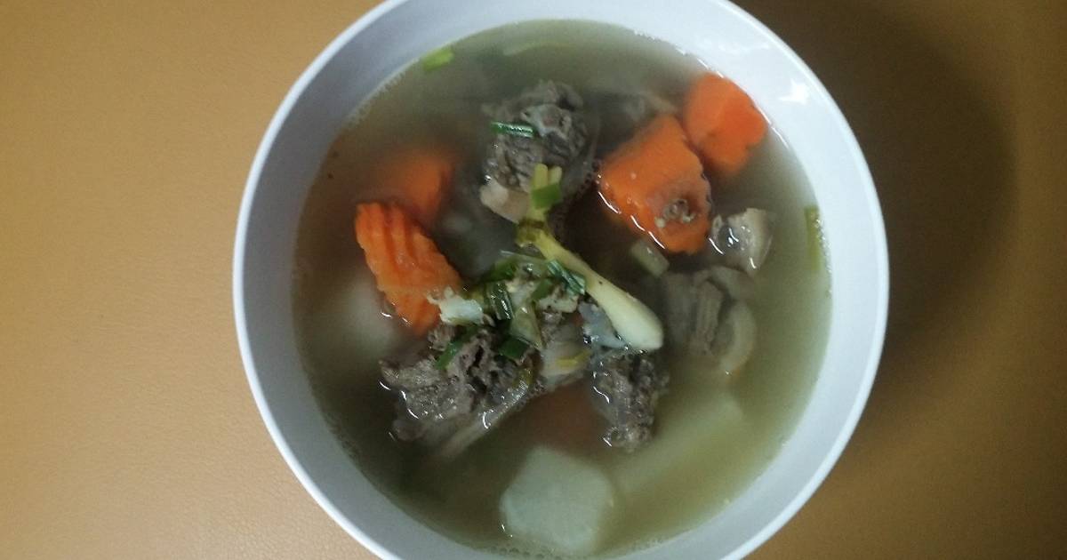 Canh đui bò củ quả