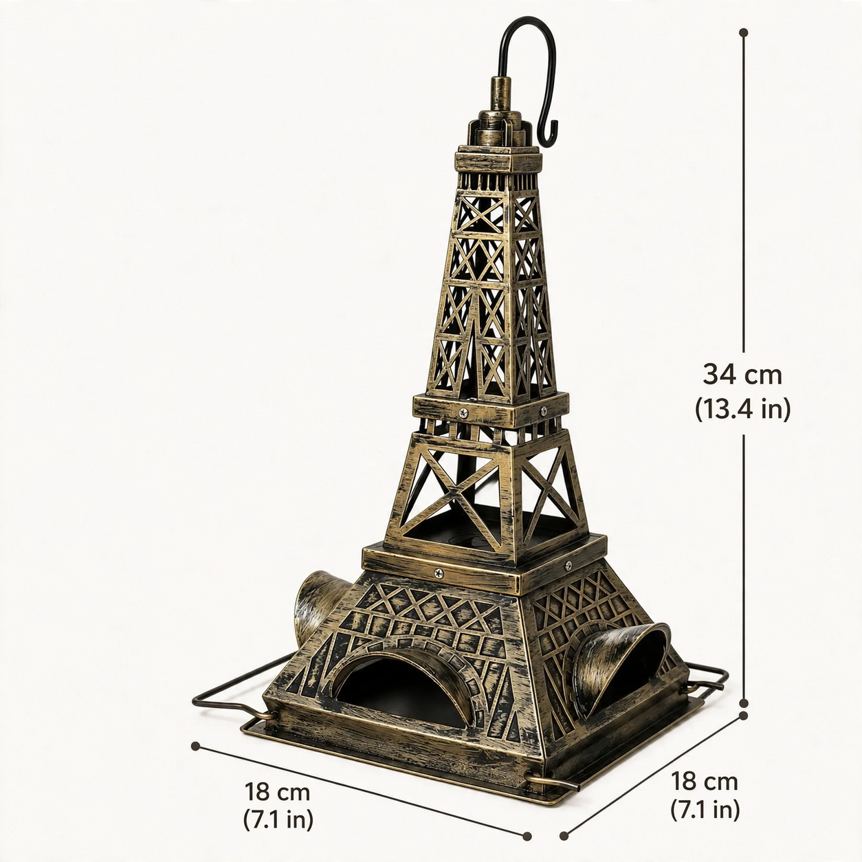 Eiffel Tower Birdhouse as Decoration