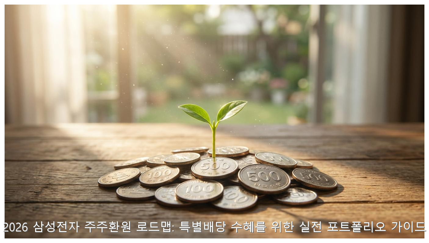 2026 삼성전자 주주환원 로드맵: 특별배당 수혜를 위한 실전 포트폴리오 가이드 핵심 안내 및 분석 인포그래픽 (8)