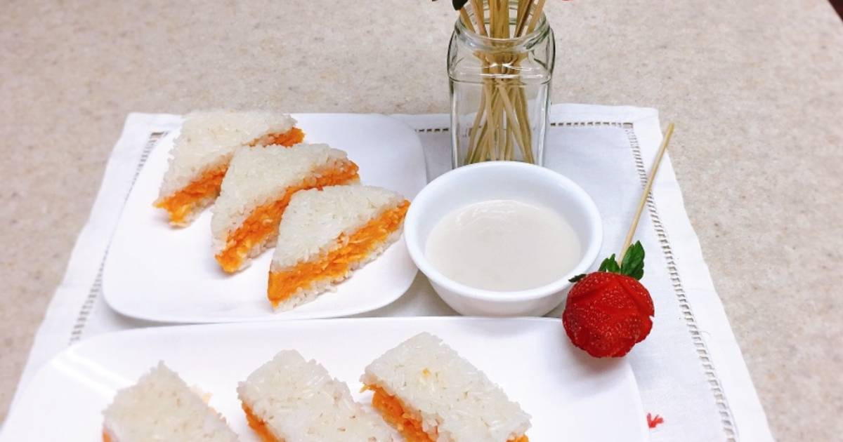 Xôi khoai lang nghệ cốt dừa