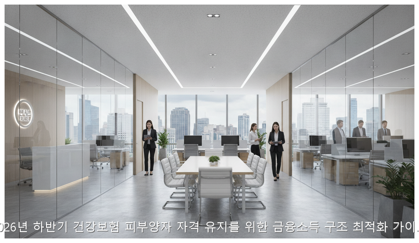2026년 하반기 건강보험 피부양자 자격 유지를 위한 금융소득 구조 최적화 가이드 핵심 안내 및 분석 인포그래픽 (7)