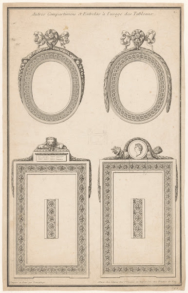 Autres Compartimens et Entrelas à lusage des Tableaux 1767