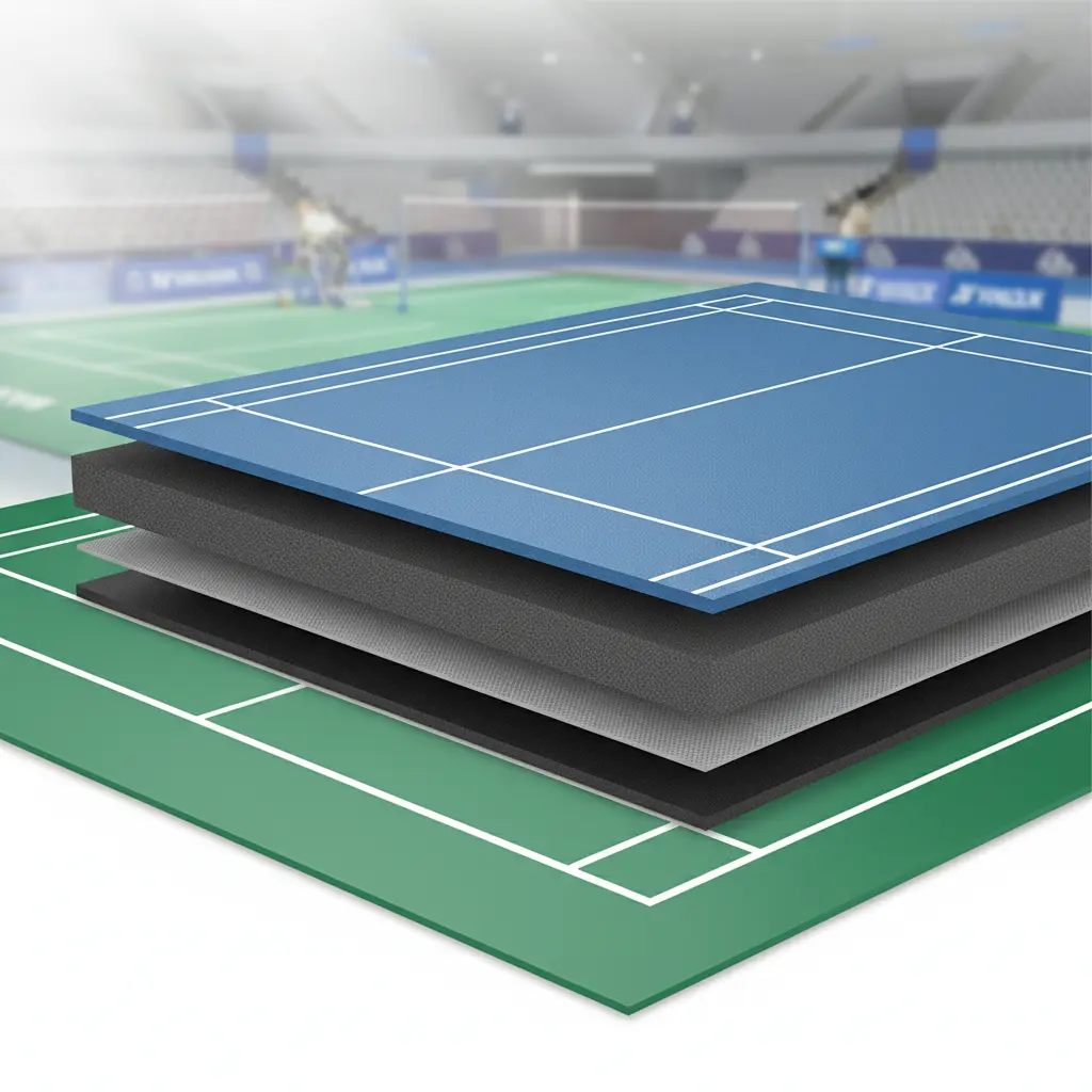 Ketebalan standar karpet badminton untuk turnamen