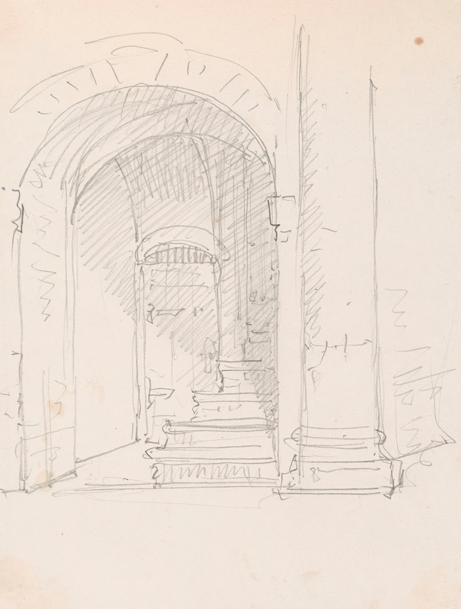 Stairs and Door