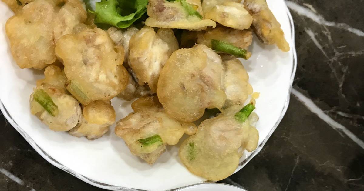 Óc heo chiên giòn