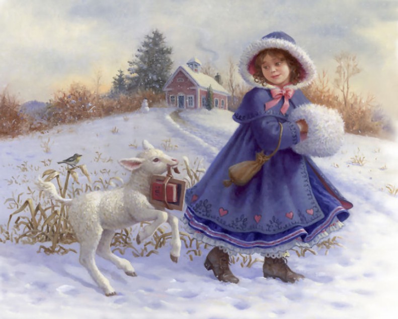 HAE RW352 Mary And Her Lamb