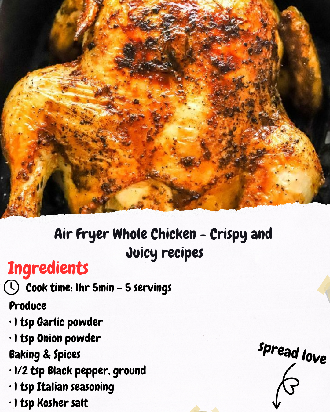 Air Fryer Whole Chicken - Crispy and Juicy recipes