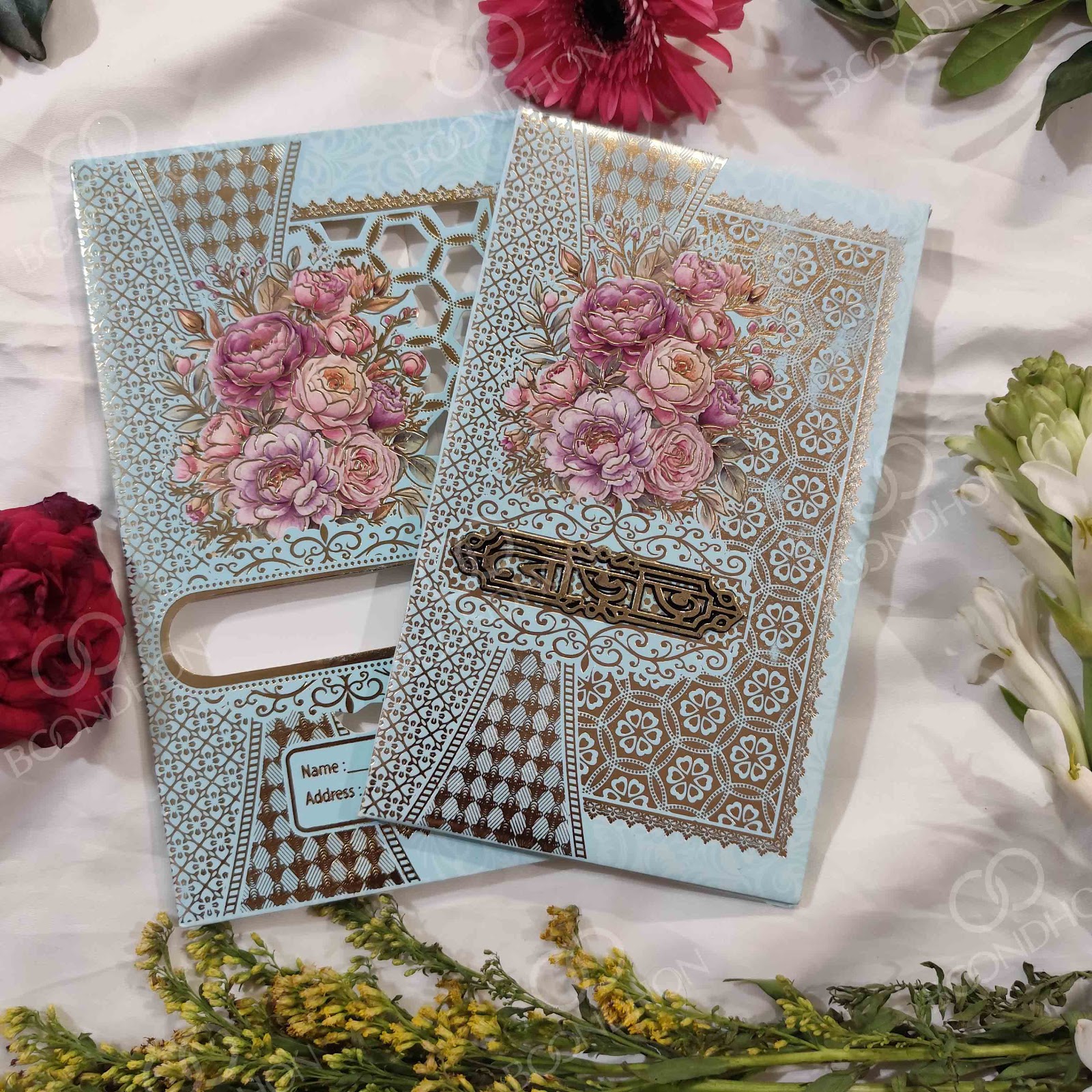 Affordable wedding card design AFF-010 - BOONDHON Manikganj