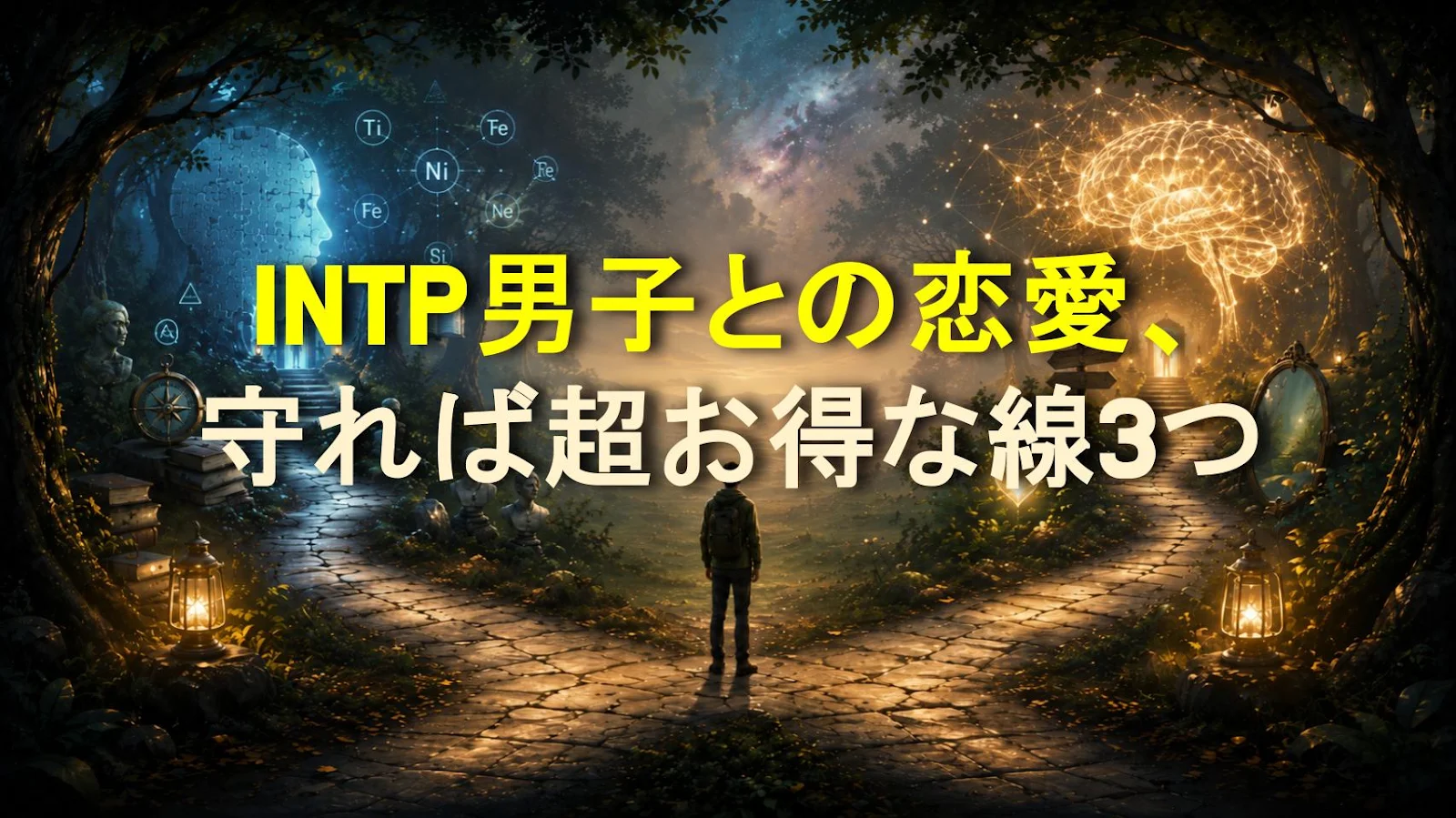 INTP男子との恋愛、守れば超お得な線3つ