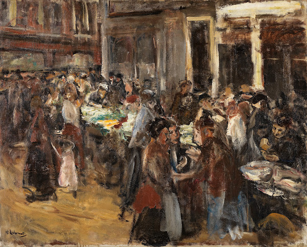 Gemüsemarkt in Amsterdam 1908