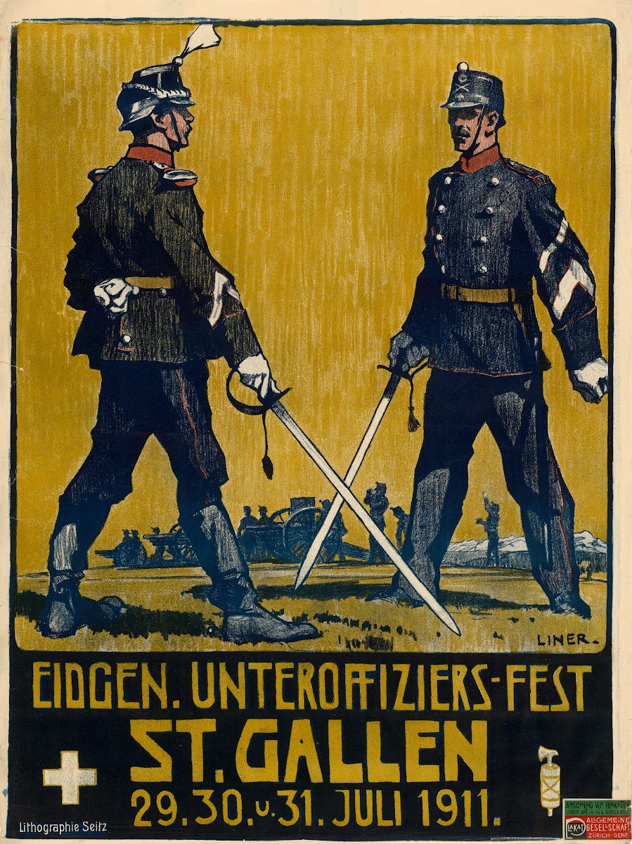 Eidgn Unteroffiziers Fest St Gallen 1911 1911