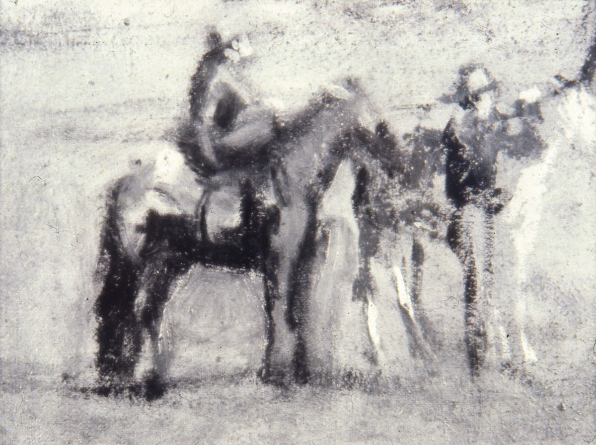 Study for Cowboys in the Badlands circa 1887