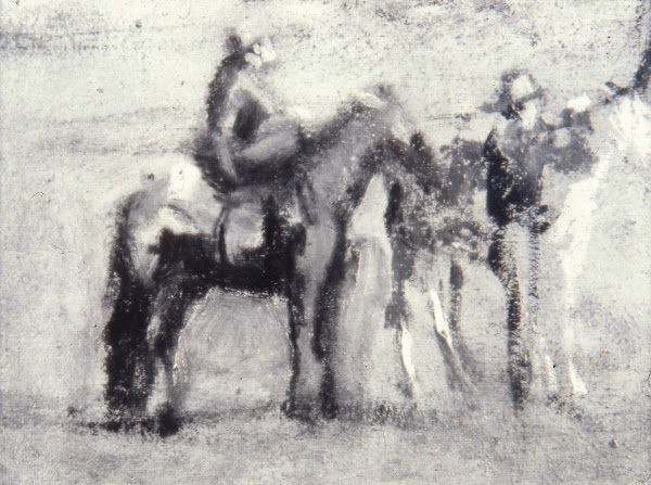 Study for Cowboys in the Badlands circa 1887
