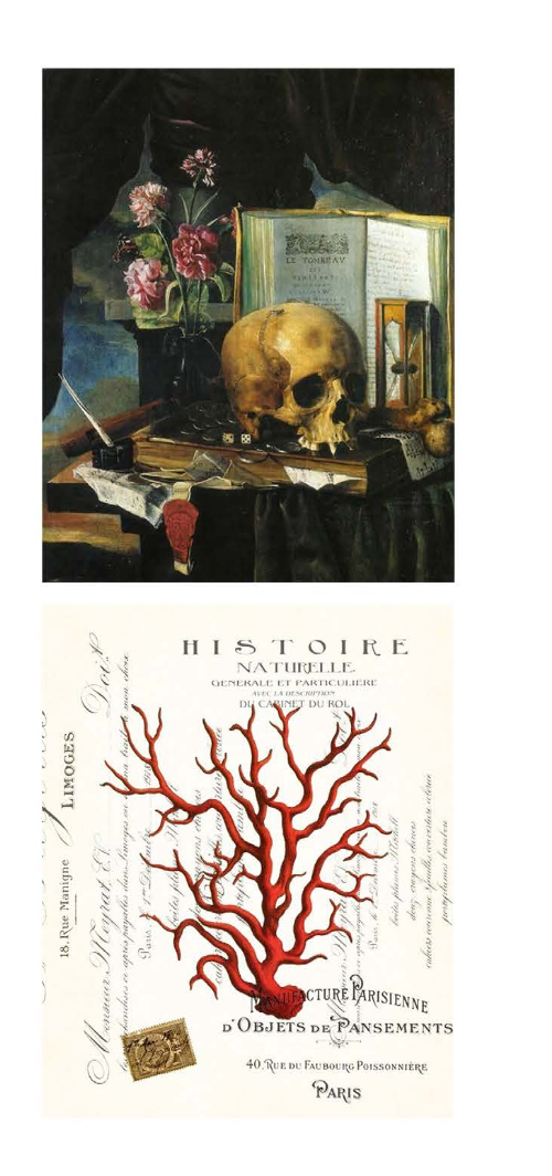 Моно серьга Сердце с камеей розой