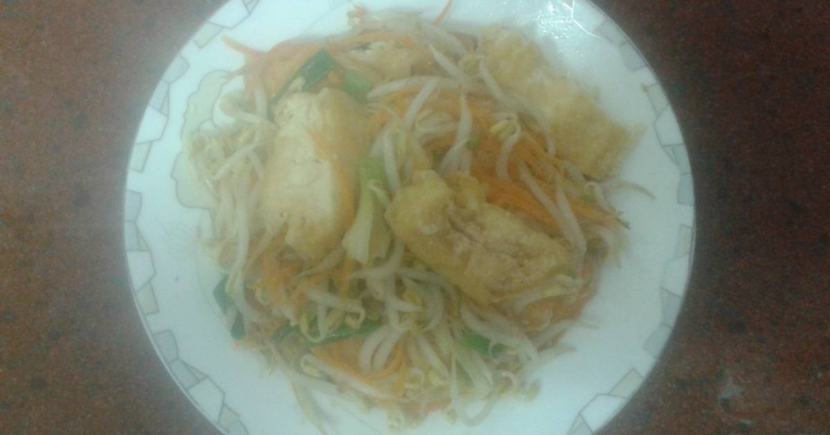 Giá đỗ xào đậu phụ