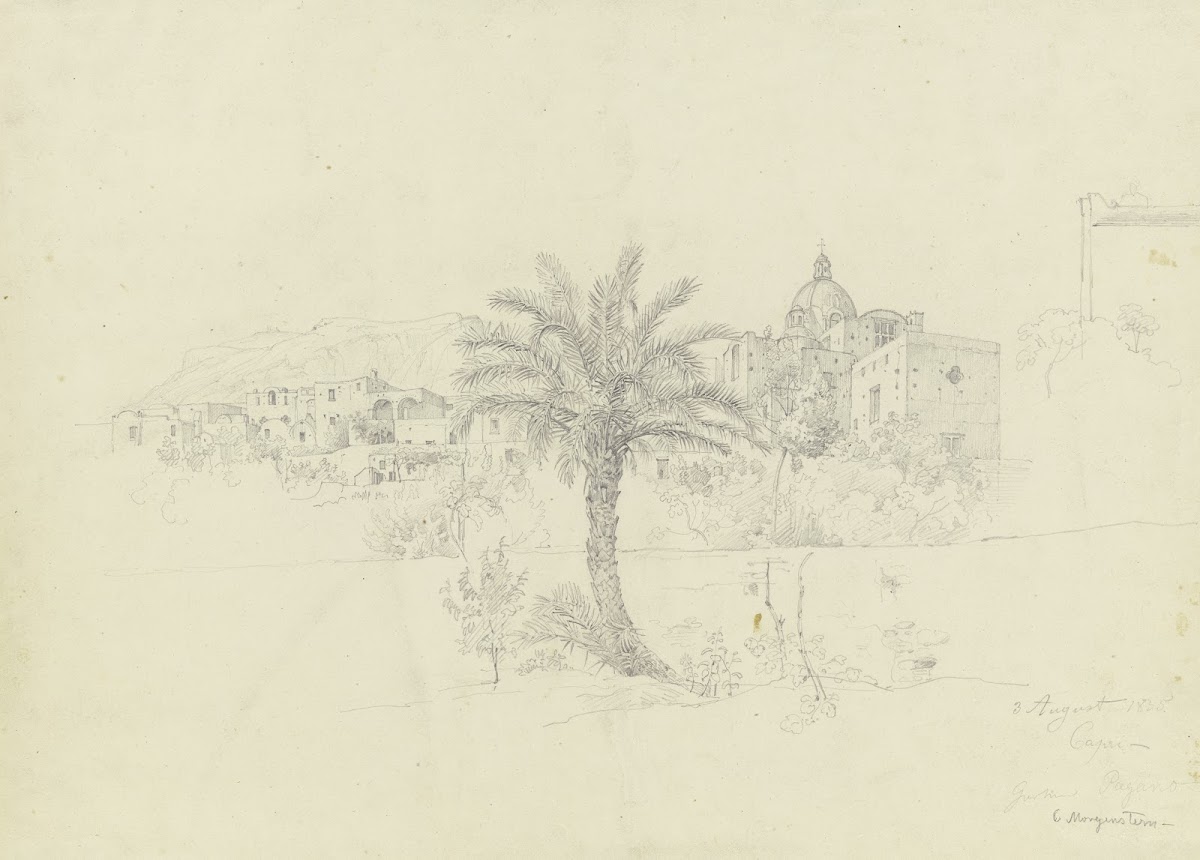 Im Garten von Pagano auf Capri 1835