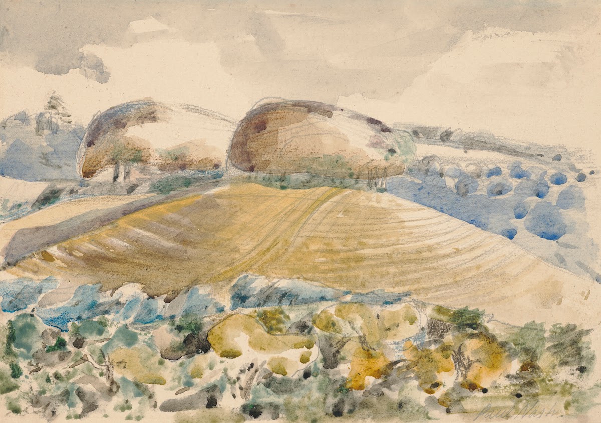 Landscape of the Wittenham Clumps 1946