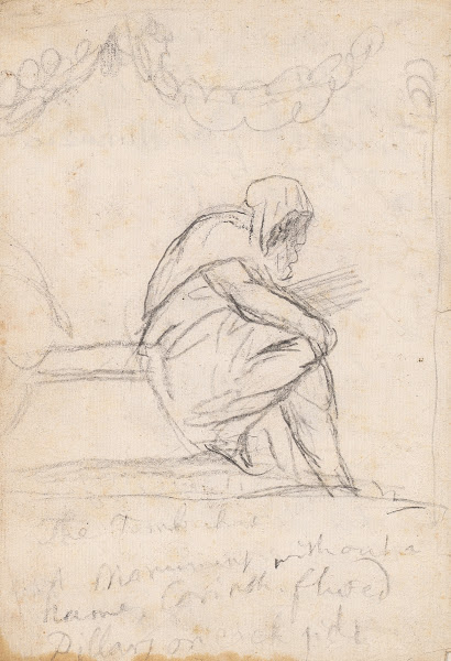 Hooded Figure Seated