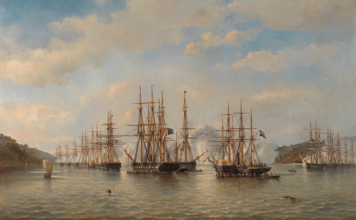 Dutch English French and American Squadrons in Japanese Waters during the Expedi