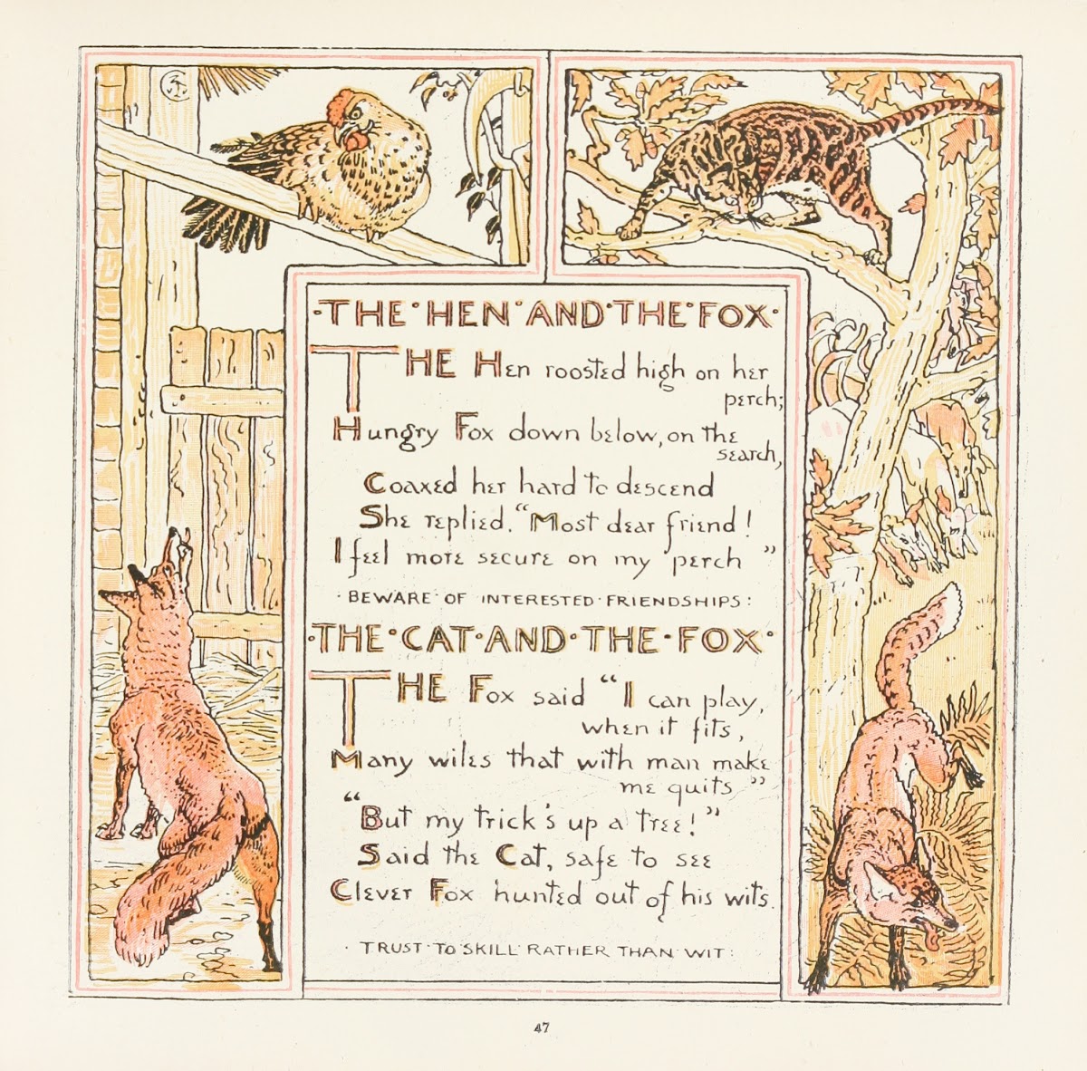 The Hen and the Fox The Cat and the Fox 1908