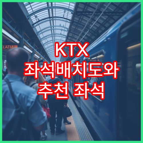 KTX 좌석배치도와 추천 좌석 위치정보 정리